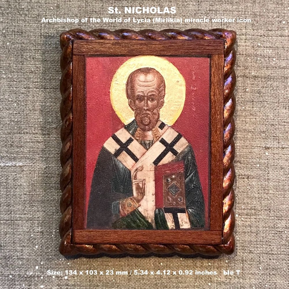 Icon of Saint Nicholas the Wonderworker, Archbishop of the World of Lycia
